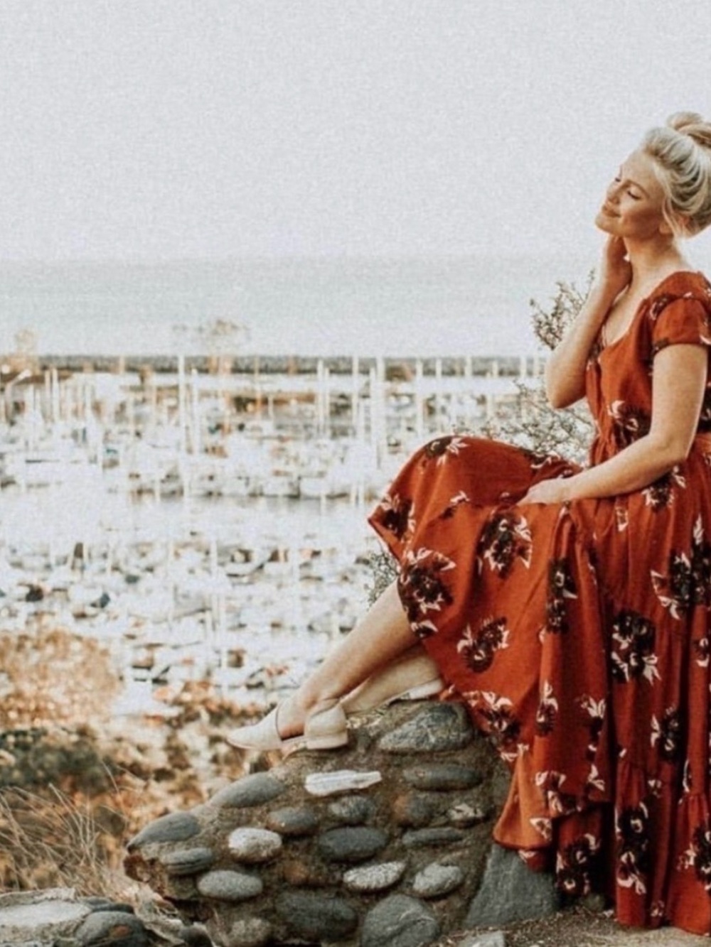 Free People All I Got Floral Maxi Dress